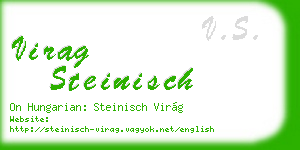 virag steinisch business card